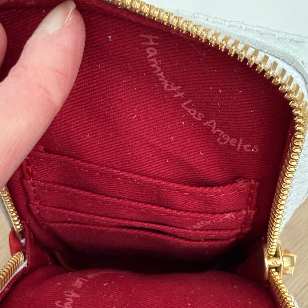 Brand New Hammitt White Leather Crossbody Phone Wallet - Picture 4 of 7